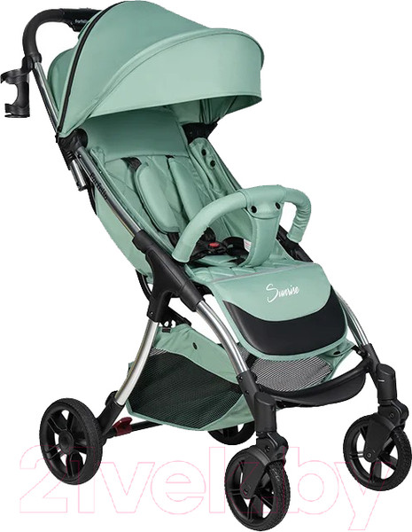 Изображение товара Детская прогулочная коляска Farfello Sunrise / FS-005 (мятный/серебристый)