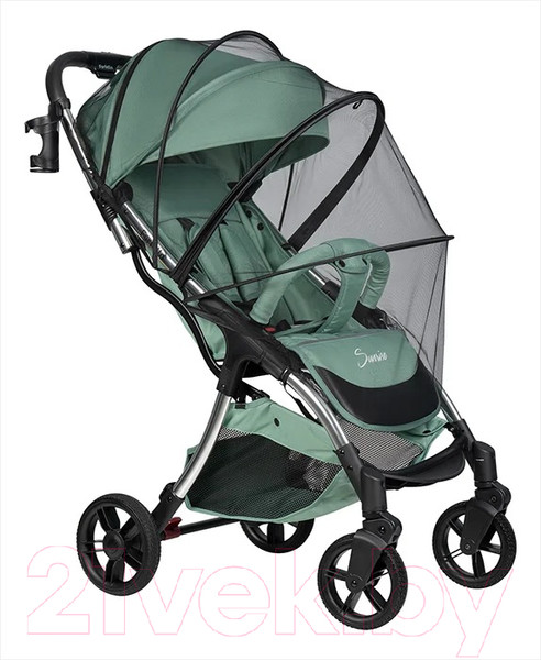 Изображение товара Детская прогулочная коляска Farfello Sunrise / FS-005 (мятный/серебристый)