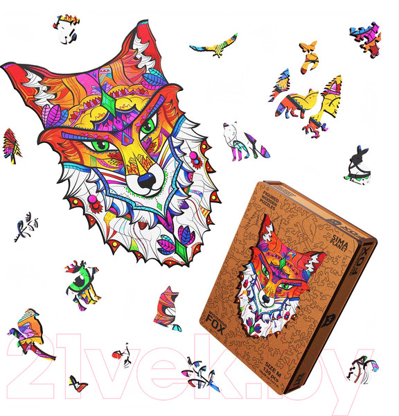 Изображение товара Пазл Sima-Land Mysterious Fox / 9375728 (139эл)