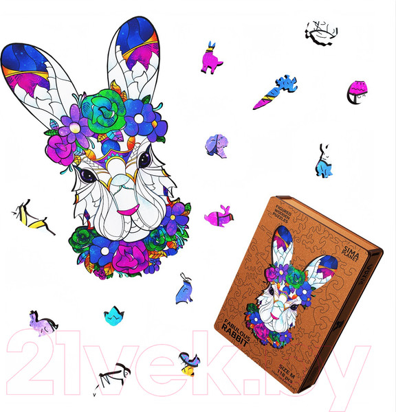 Изображение товара Пазл Sima-Land Fabulous Rabbit / 9375722 (118эл)