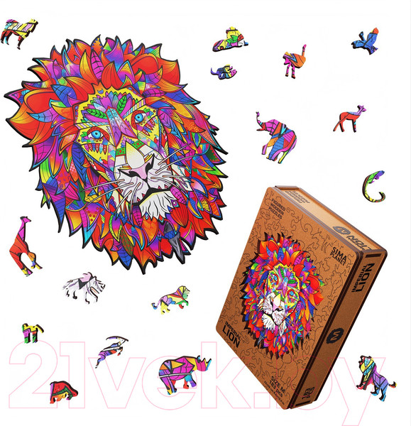 Изображение товара Пазл Sima-Land Imperial Lion / 9375726 (183эл)