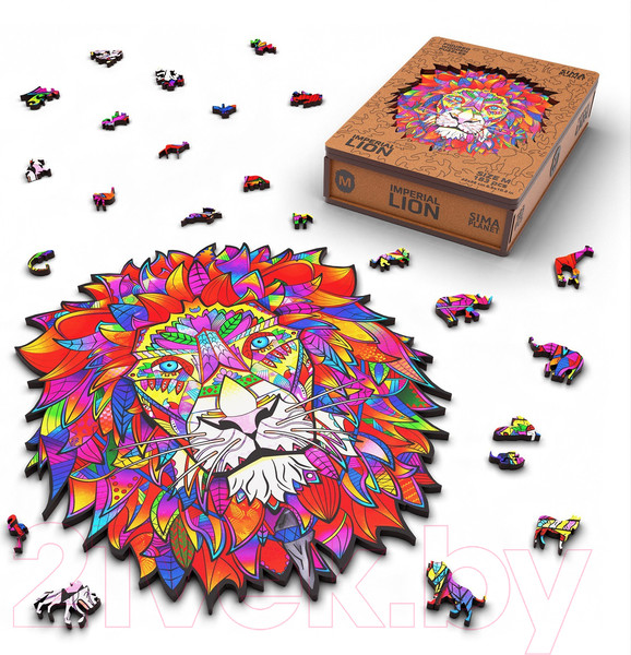 Изображение товара Пазл Sima-Land Imperial Lion / 9375726 (183эл)