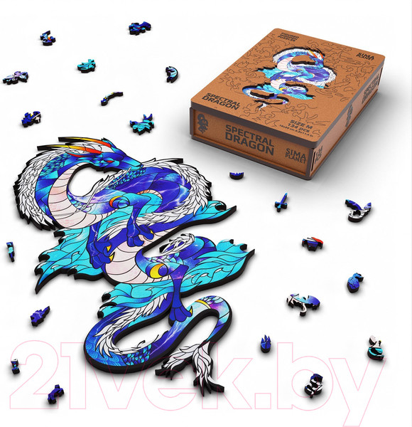 Изображение товара Пазл Sima-Land Spectral Dragon / 9375730 (134эл)