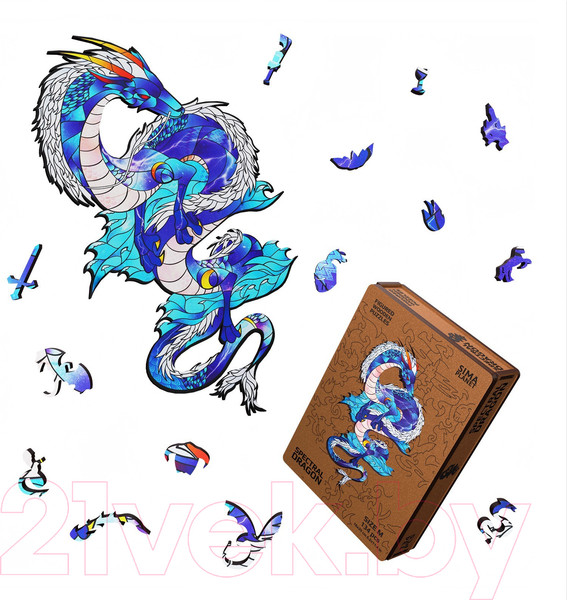 Изображение товара Пазл Sima-Land Spectral Dragon / 9375730 (134эл)