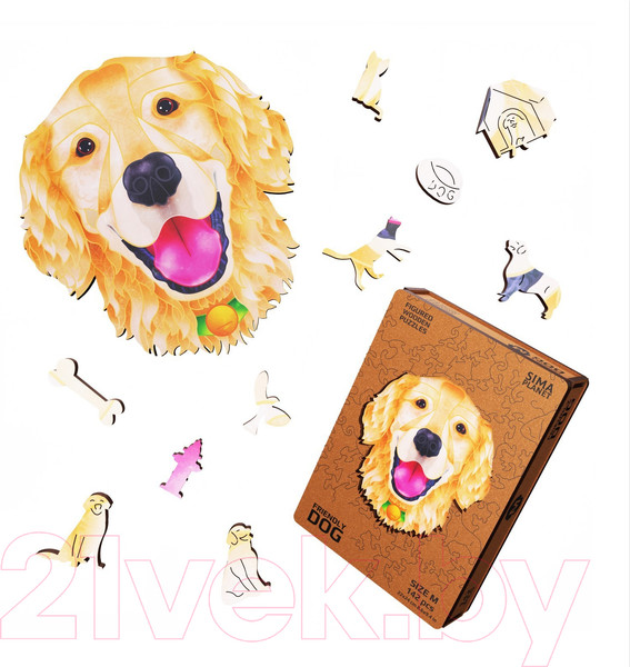 Изображение товара Пазл Sima-Land Friendly Dog / 9375724 (142эл)