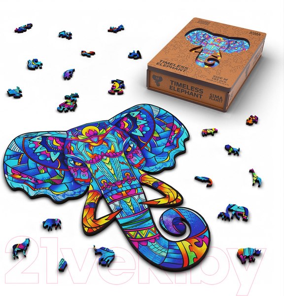 Изображение товара Пазл Sima-Land Timeless Elephant / 9375731 (183эл)