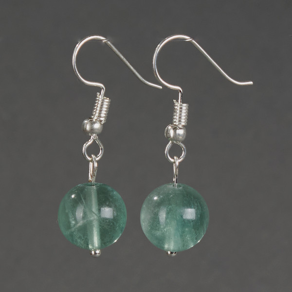 Изображение товара Серьги Wolves Элитный Флюорит 40994 №2