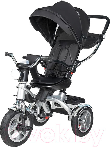 Изображение товара Трехколесный велосипед с ручкой Farfello PL-09 (черный)