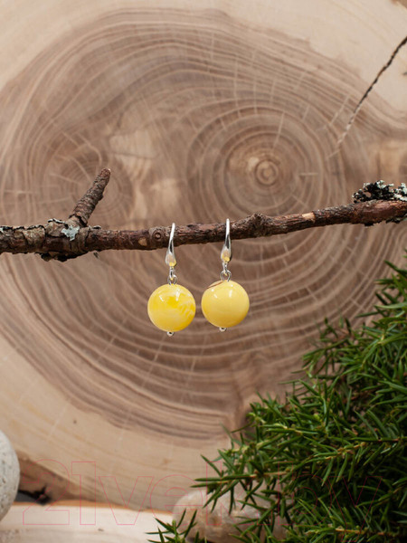 Изображение товара Серьги Wolves Элитный Цитрин 41005 №1