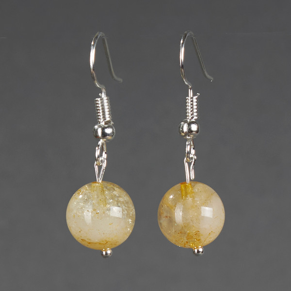 Изображение товара Серьги Wolves Элитный Цитрин 41005 №1