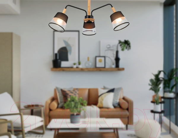 Изображение товара Люстра Ambrella TR4740/3 BK/LW