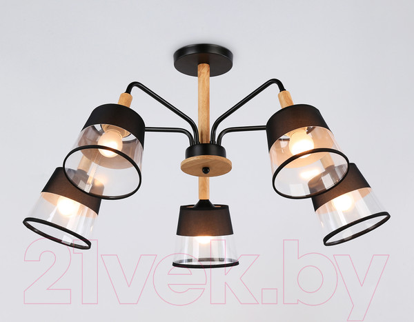 Изображение товара Люстра Ambrella TR4741/5 BK/LW