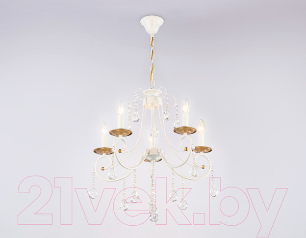 Изображение товара Люстра Ambrella TR4916/5 WH/GD