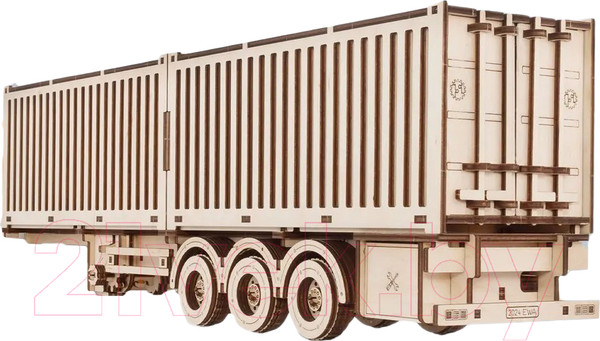 Изображение товара Прицеп игрушечный EWA Контейнеровоз