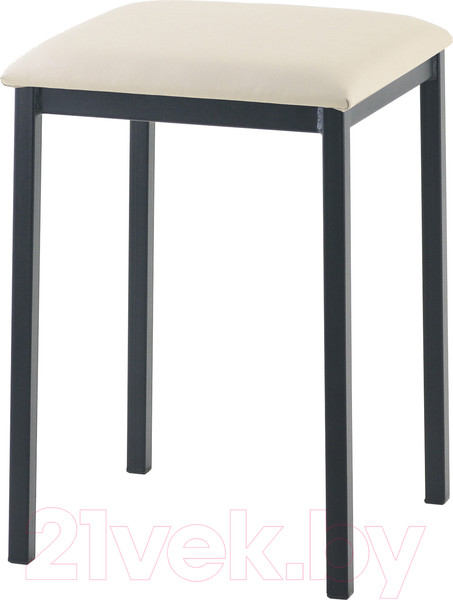 Изображение товара Табурет AMC Comfort 7 Г К1.3 (кожзам бежевый/черный)