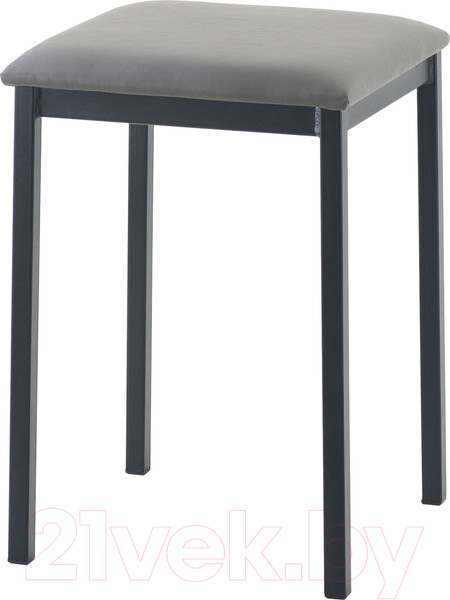 Изображение товара Табурет AMC Comfort 7 Г К1.5 (кожзам графит/черный)