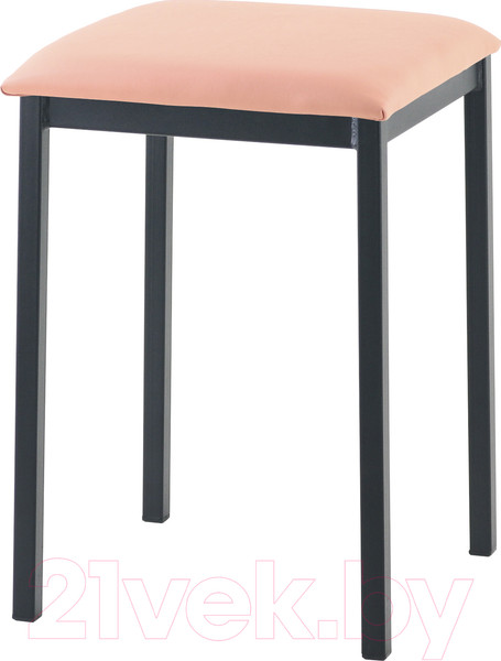 Изображение товара Табурет AMC Comfort 7 Г К1.7 (кожзам коралл/черный)
