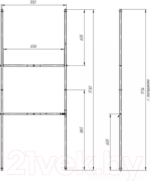 Изображение товара Каркас 1Марка ПУ 180x75