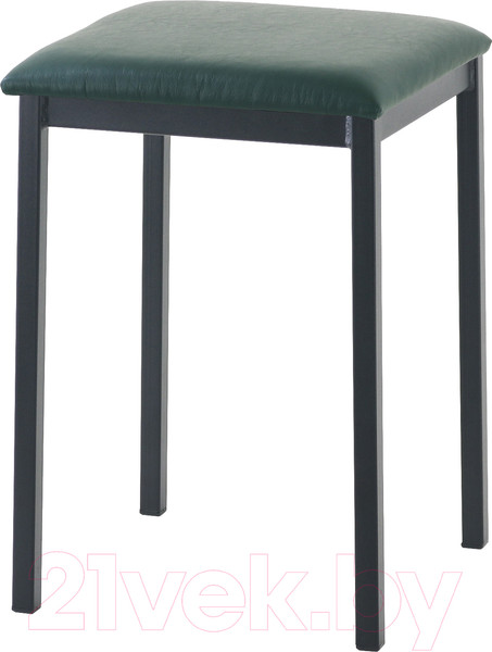 Изображение товара Табурет AMC Comfort 7 Г К1.9 (кожзам зеленый/черный)