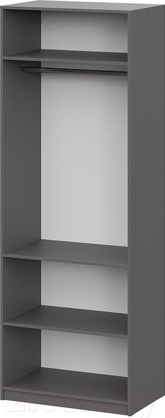 Изображение товара Комплект полок для корпусной мебели Mio Tesoro ШК 5 800/1200/1600 (2шт, графит серый)