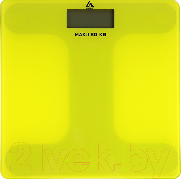 Изображение товара Напольные весы электронные LuazON Home LVE-006 / 10156514 (желтый)