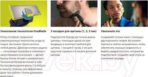 Изображение товара Триммер Philips OneBlade QP2724/10