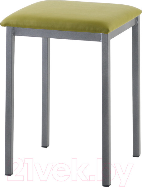 Изображение товара Табурет AMC Comfort 7 Г К4.15 (кожзам светло-желтый/графит)