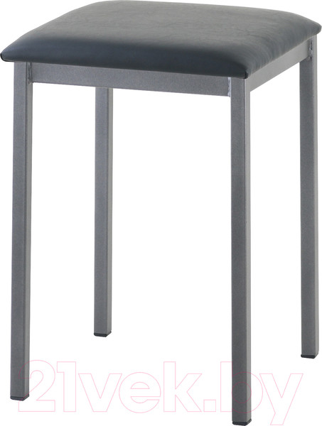 Изображение товара Табурет AMC Comfort 7 Г К4.16 (кожзам антрацит/графит)