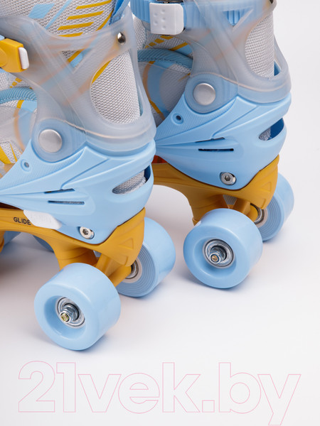 Изображение товара Роликовые коньки Amarobaby Dream / AB23-35DR/002005-30 (р.30-33, белый/синий/оранжевый)