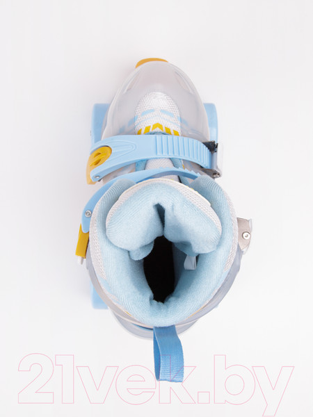 Изображение товара Роликовые коньки Amarobaby Dream / AB23-35DR/002005-30 (р.30-33, белый/синий/оранжевый)