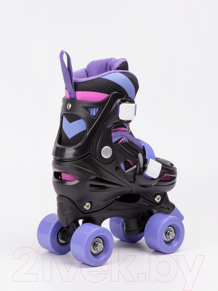 Изображение товара Роликовые коньки Amarobaby Dream / AB23-35DR/092206-30 (р.30-33, черный/фиолетовый/розовый)