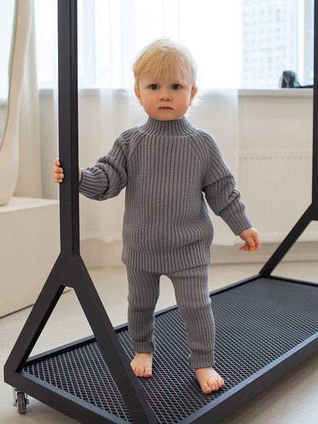 Изображение товара Джемпер для малышей Amarobaby Warm / AB-OD23-W26/11-68 (р.68, серый)
