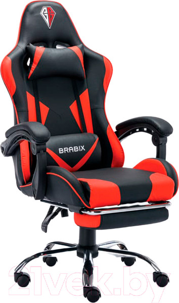 Изображение товара Кресло геймерское Brabix Dexter Gm-135 / 532799 (черный/красный)