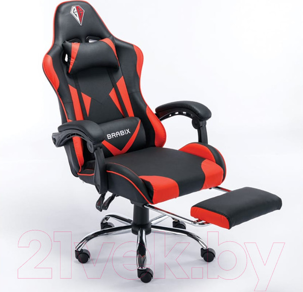 Изображение товара Кресло геймерское Brabix Dexter Gm-135 / 532799 (черный/красный)