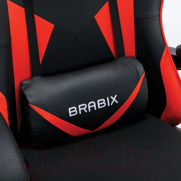 Изображение товара Кресло геймерское Brabix Dexter Gm-135 / 532799 (черный/красный)