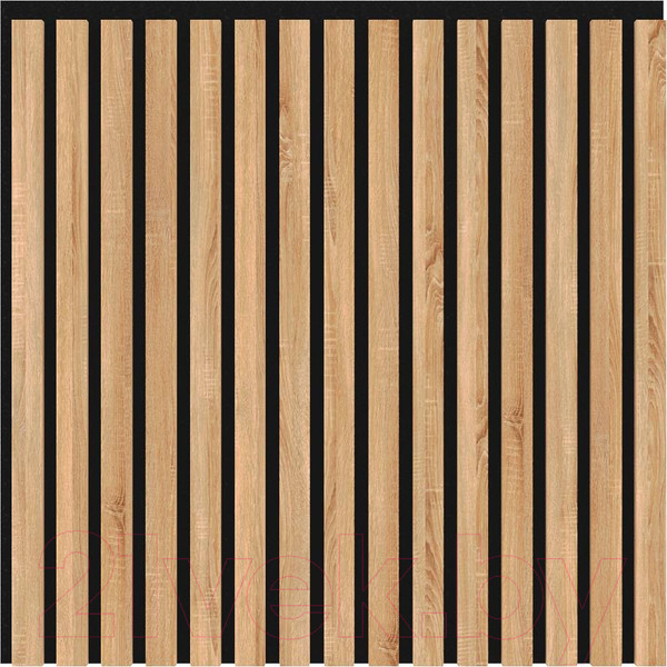 Изображение товара Реечная панель STELLA Comfort Standart Акустическая Дуб Сонома МДФ (2780х600х9)