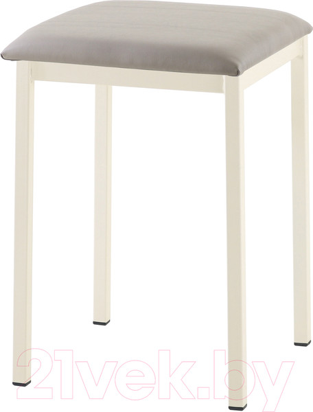 Изображение товара Табурет AMC Comfort 7 Г К3.18 (кожзам латте/слоновая кость)