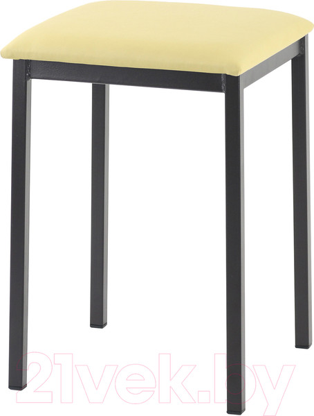 Изображение товара Табурет AMC Comfort 7 Г К2.15 (кожзам светло-желтый/коричневый)