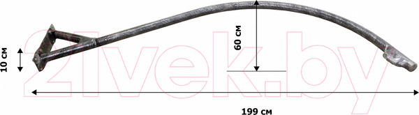 Изображение товара Кресло подвесное Garden Story Ибица / D2709 (черный/серый)