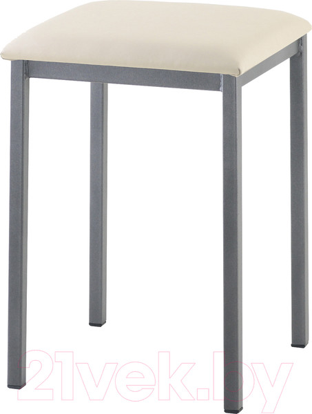 Изображение товара Табурет AMC Comfort 7 Г К4.3 (кожзам бежевый/графит)