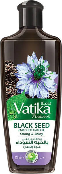 Изображение товара Масло для волос Dabur Vatika Черный тмин (200мл)