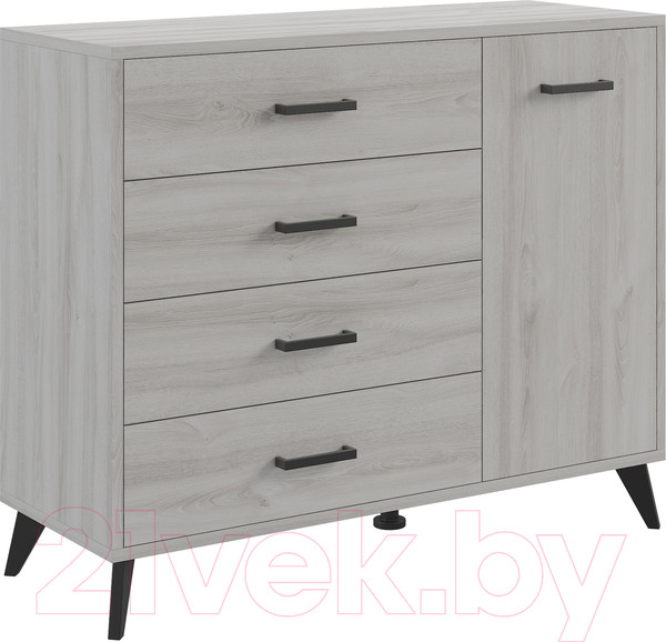 Изображение товара Тумба Genesis Мебель Светлана (сосна белая Loft/венге)