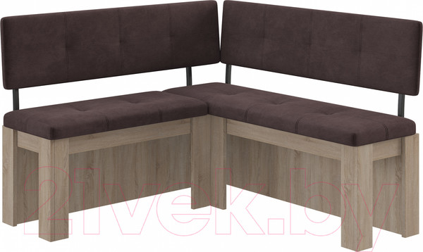 Изображение товара Уголок кухонный мягкий Genesis Мебель 120 (дуб сонома/Bora 01)