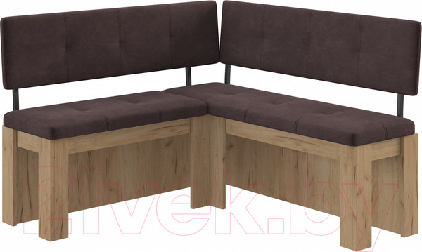 Изображение товара Уголок кухонный мягкий Genesis Мебель 120 (дуб золотой/bora 01)