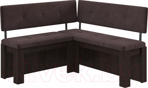Изображение товара Уголок кухонный мягкий Genesis Мебель 120 (венге/Bora 01)