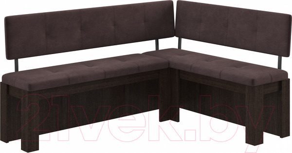 Изображение товара Уголок кухонный мягкий Genesis Мебель 160 (венге/Bora 01)