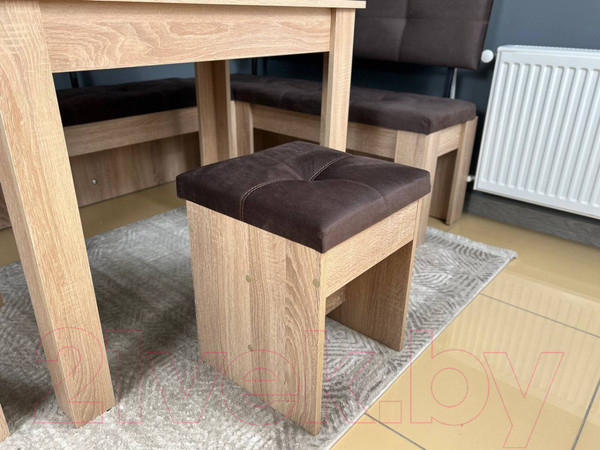 Изображение товара Табурет Genesis Мебель дуб сонома/Bora 01