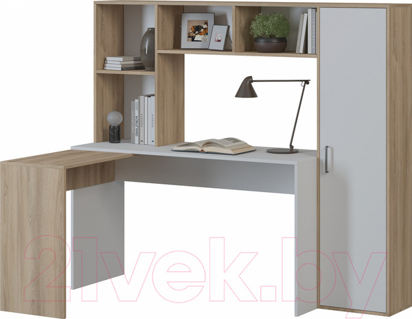 Изображение товара Письменный стол Genesis Мебель дуб сонома/белый