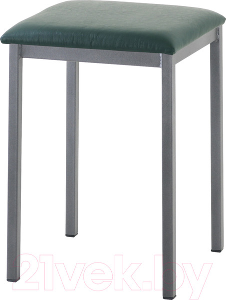 Изображение товара Табурет AMC Comfort 7 Г К4.9 (кожзам зеленый/графит)
