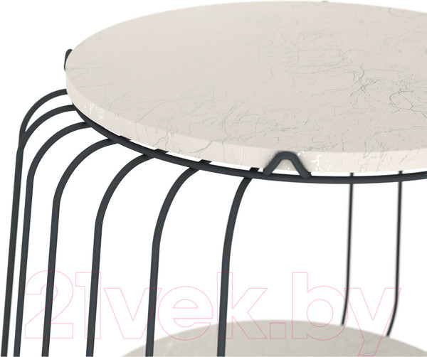 Изображение товара Журнальный столик Sheffilton SHT-CT70 (харро/антрацит МДФ/металл)